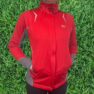 Mountain Hardwear Red and Gray Utility Jacket